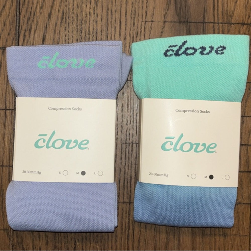 2 Pairs of NEW Women’s Clove Compression Socks Size Medium (8 - 11.5) - Picture 4 of 5